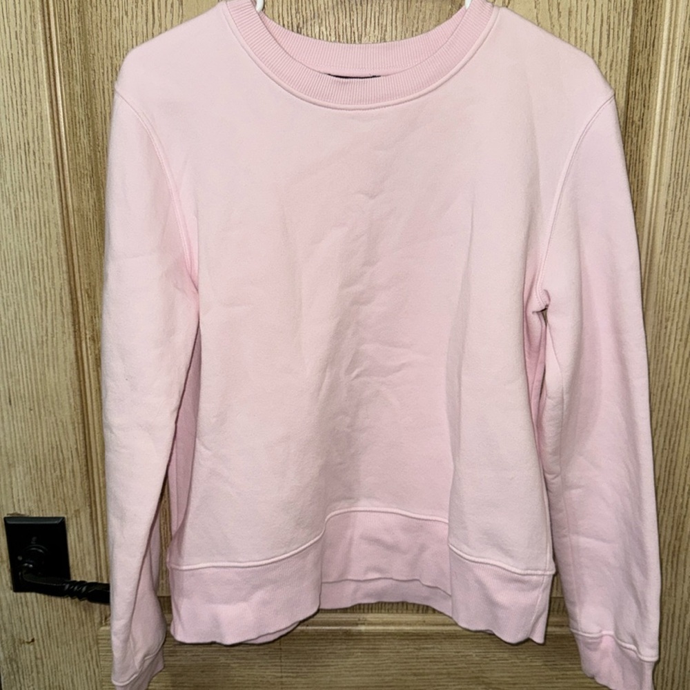 Zara pink crewneck sweater